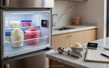 Cara Atur Suhu Freezer agar Es Krim Homemade Tidak Keras